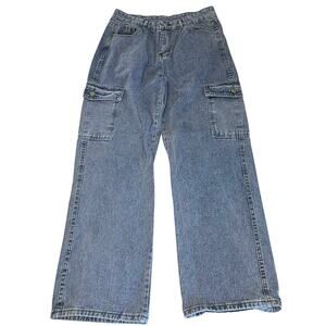 Cargo Jeans Women's M Light Wash